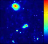 A model Sunyaev-Zel'dovich effect (SZE) sky map