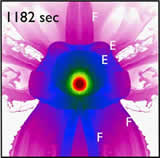 Impact of Type Ia Supernova Ejecta on a Helium Star Binary Companion