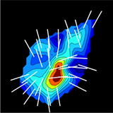 A New Method for Magnetic Field Strength Maps for Molecular Clouds