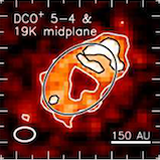 ALMA imaging of the CO snowline of the HD163296 disk with DCO+