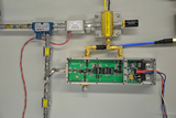 Ultra-low-phase-noise broadband tuning voltage-controlled transistor oscillators, the packaged circuit module, the phase-lock circuit module.