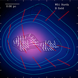 Dust continuum and polarization from envelope to cores in star formation:  a case study in the W51 North region