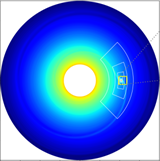 Formation and Evolution of Protoplanetary and Circumplanetary Disks with Antares Three-Dimensional Global Hydrodynamic Simulations